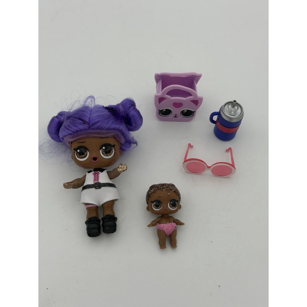 LOL Surprise Daring Diva & Lil Daring Diva Doll Lot Accessories MGA Toys